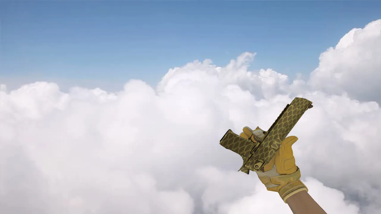 Скриншот Модель «Deagle Золотой карп» для CS 1.6 – качественная замена