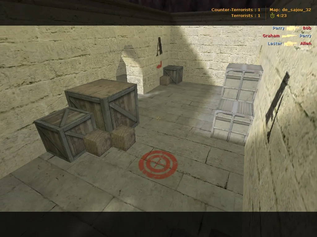Скриншот  Карта de_sajou_32 для CS 1.6 - детальный обзор и тактики