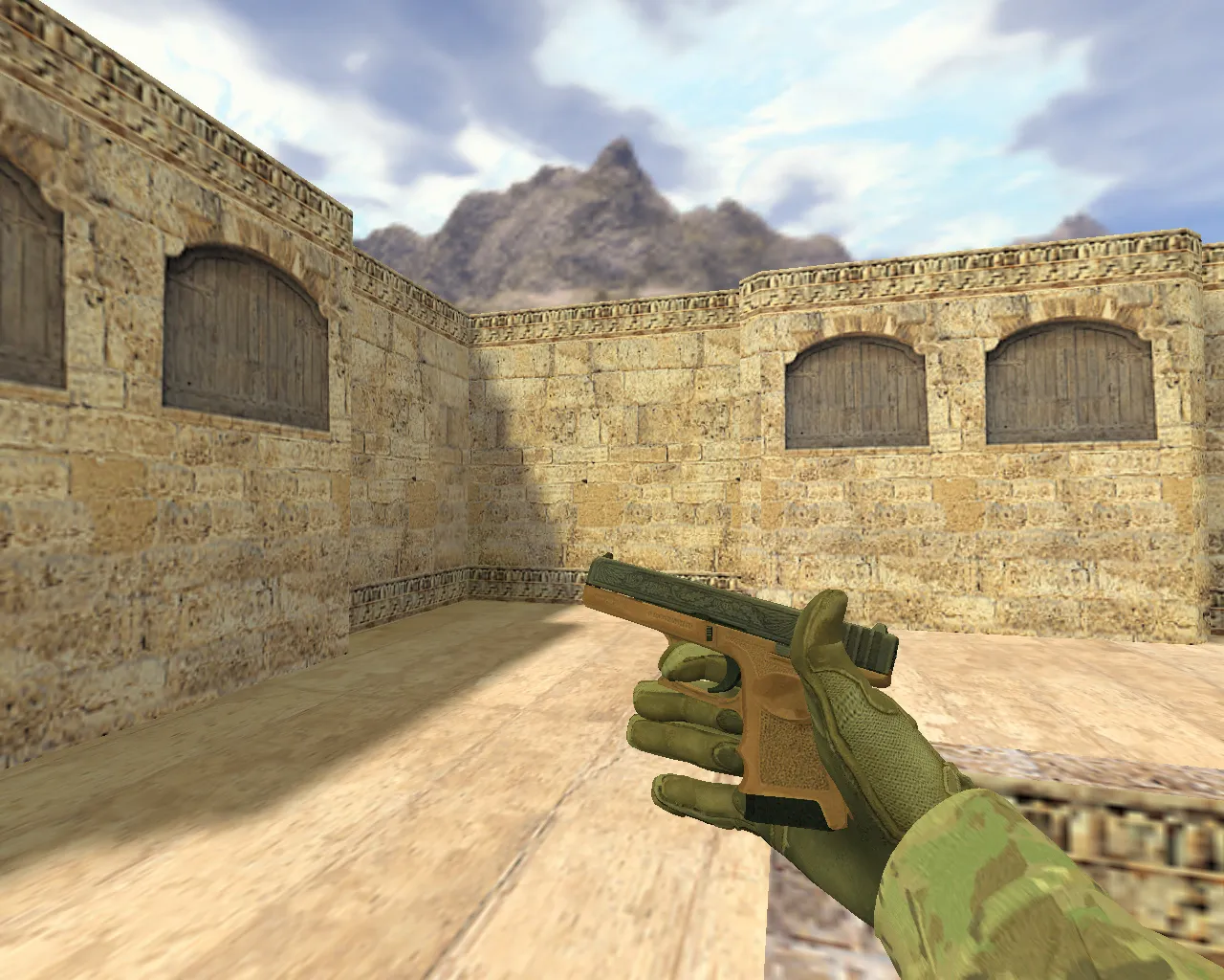 Скриншот Модель Glock Королевский легион для CS 1.6 - Идеальное оружие для игры