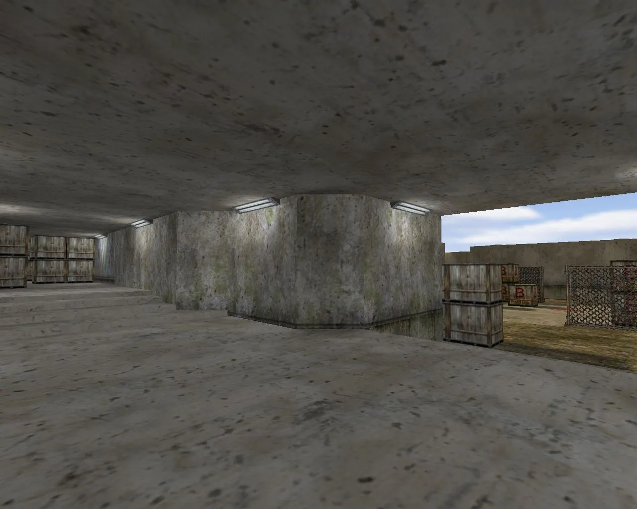 Скриншот  Карта de_antishock для CS 1.6: баланс сторон, точки под Т/КТ, .nav для ботов и оптимизация wpoly/epoly