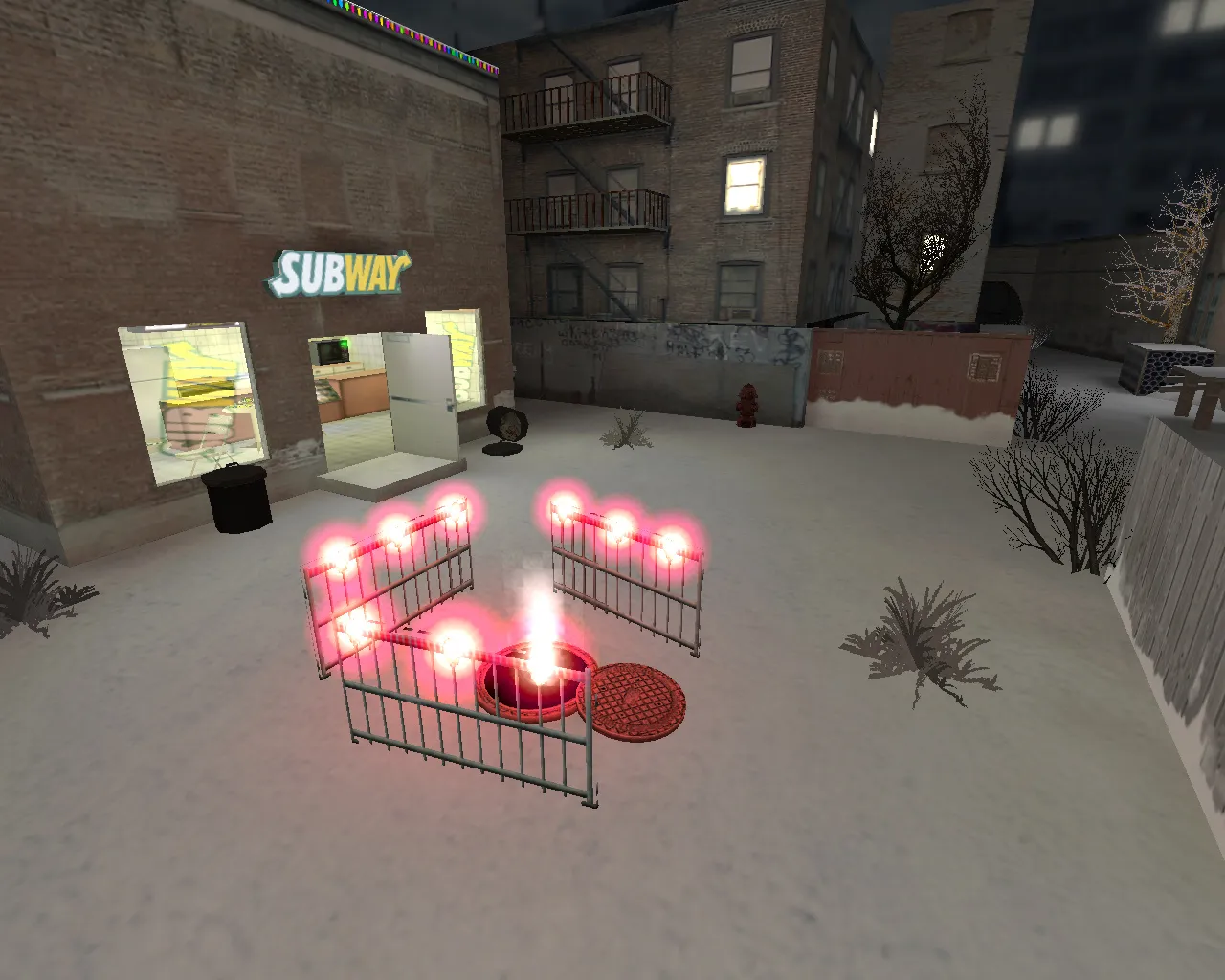 Скриншот  Карта de_smalltown для Counter-Strike 1.6: тактический обзор и характеристики