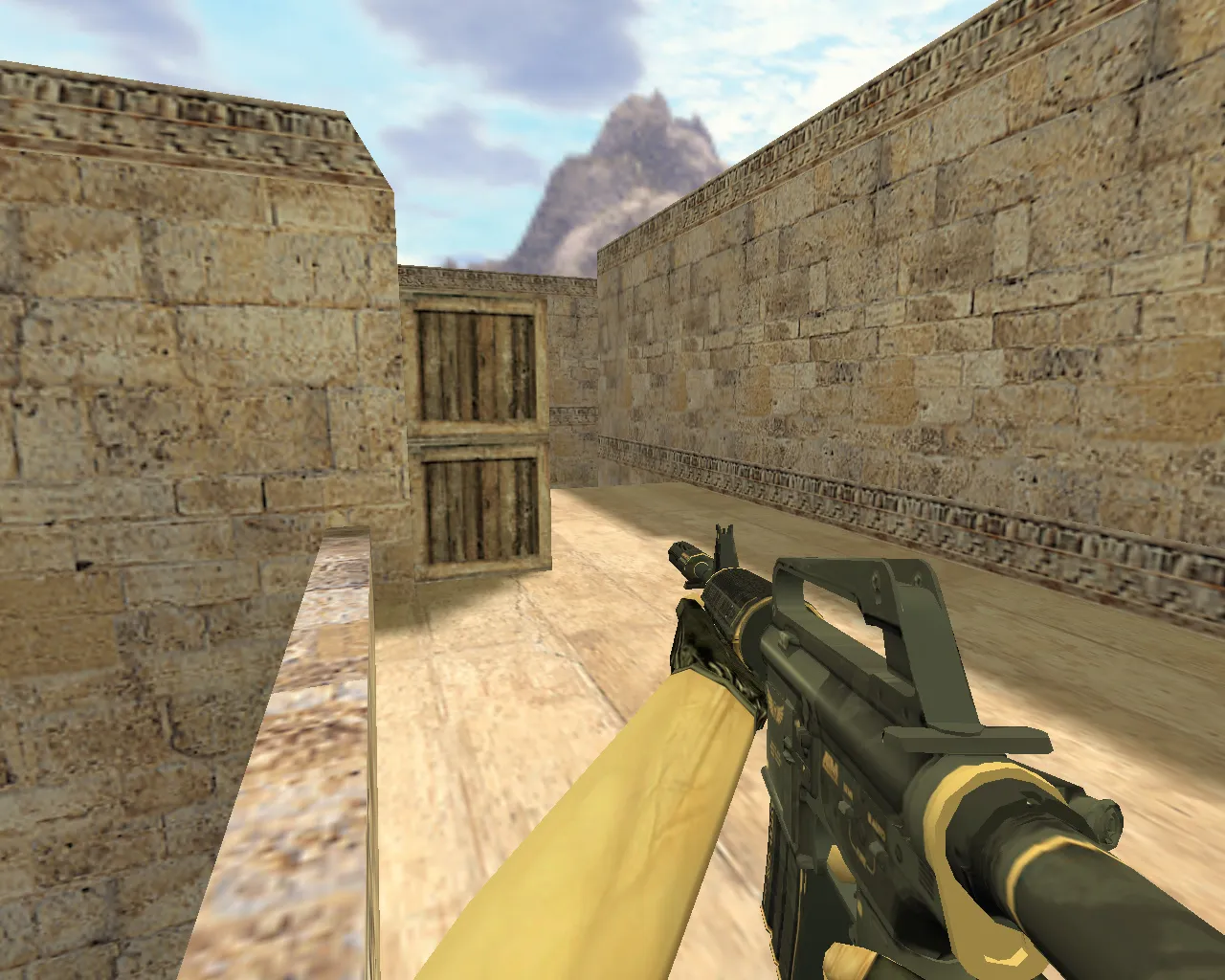 Скриншот Модель v_m4a1 «М4А1 Элитное снаряжение» для CS 1.6: p_ и w_ модели, анимация осмотра, звуки и качество текстур