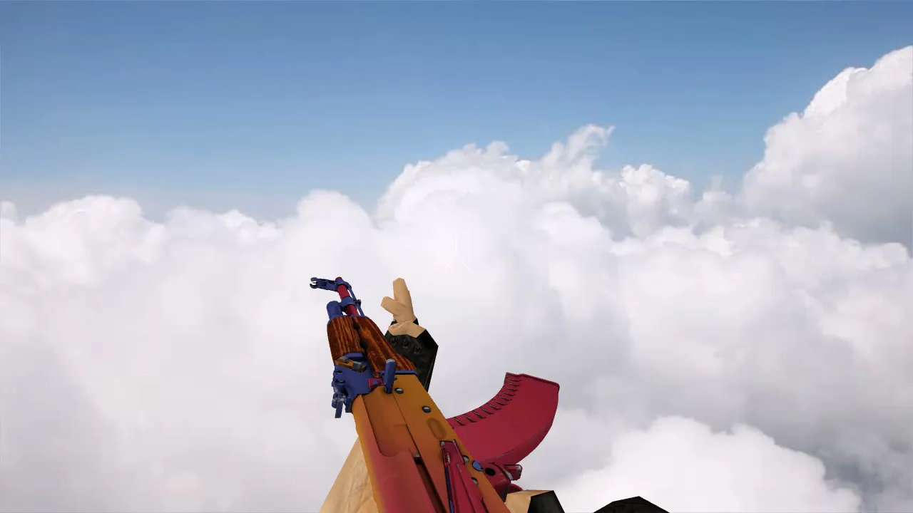 Скриншот Модель АК-47 Fade для CS 1.6 – Уникальность и качество