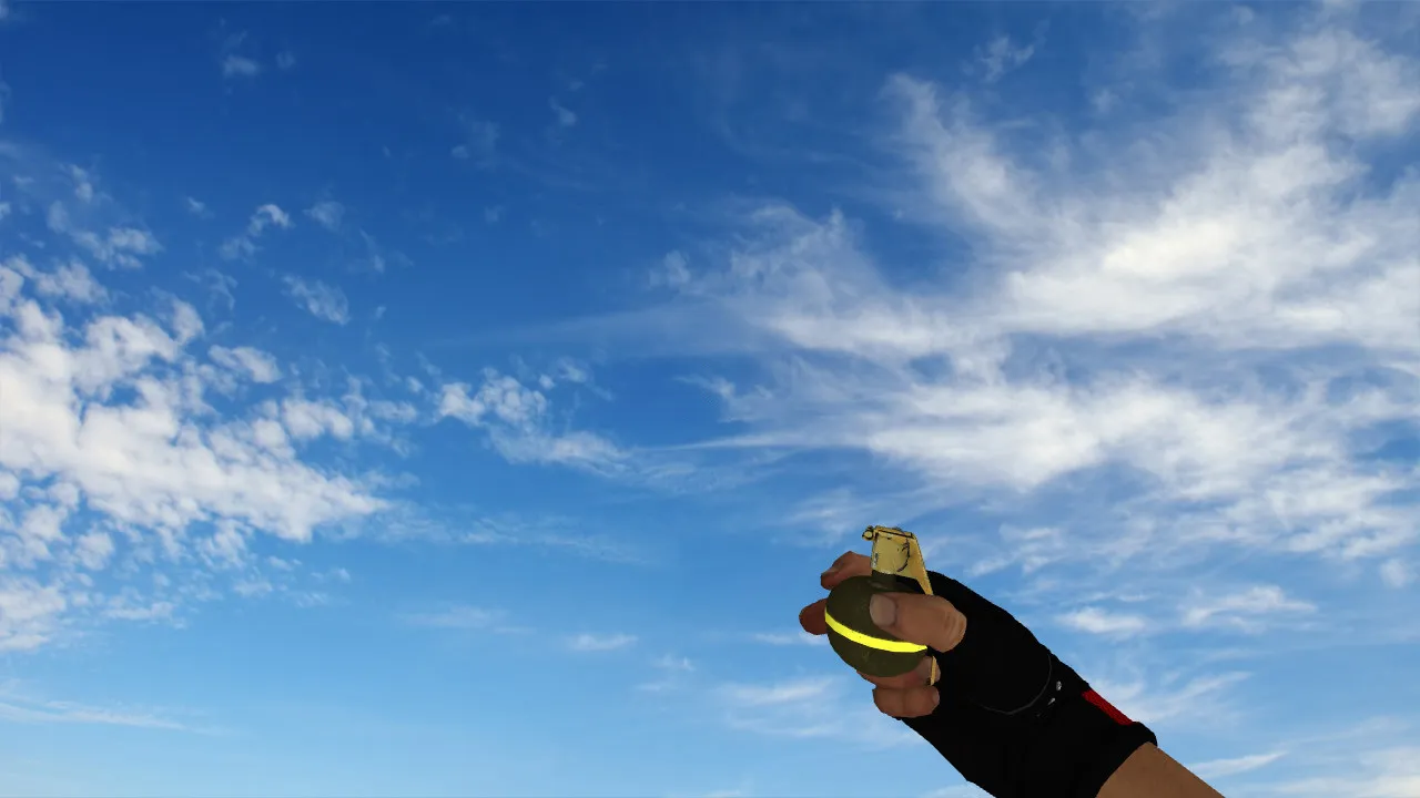 Скриншот  Пак моделей оружия из CS GO для CS 1.6: v_, p_, w_, звуки, анимация осмотра и качество текстур