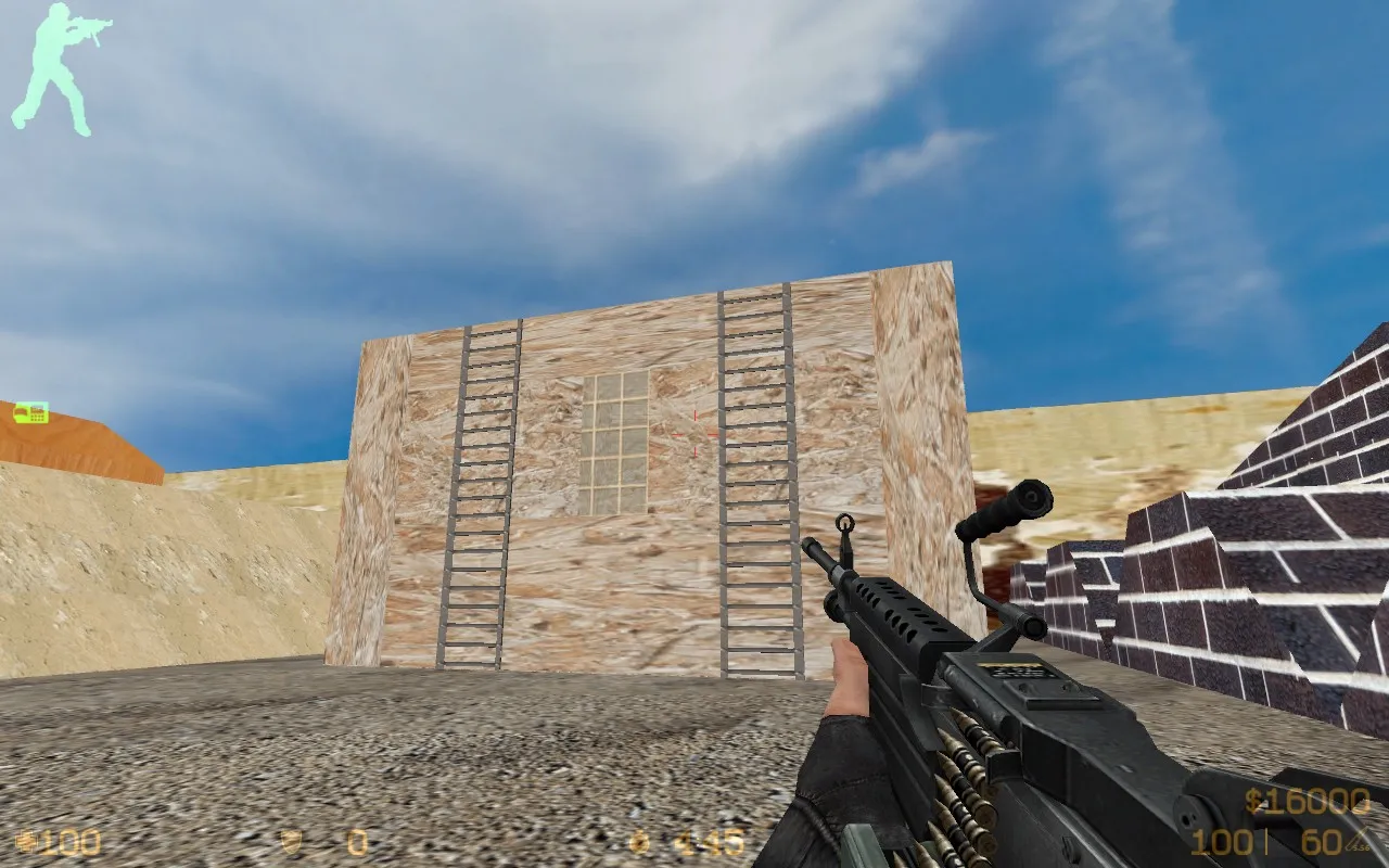 Скриншот  Карта de_rambo для CS 1.6 - Тактические возможности и оптимизация