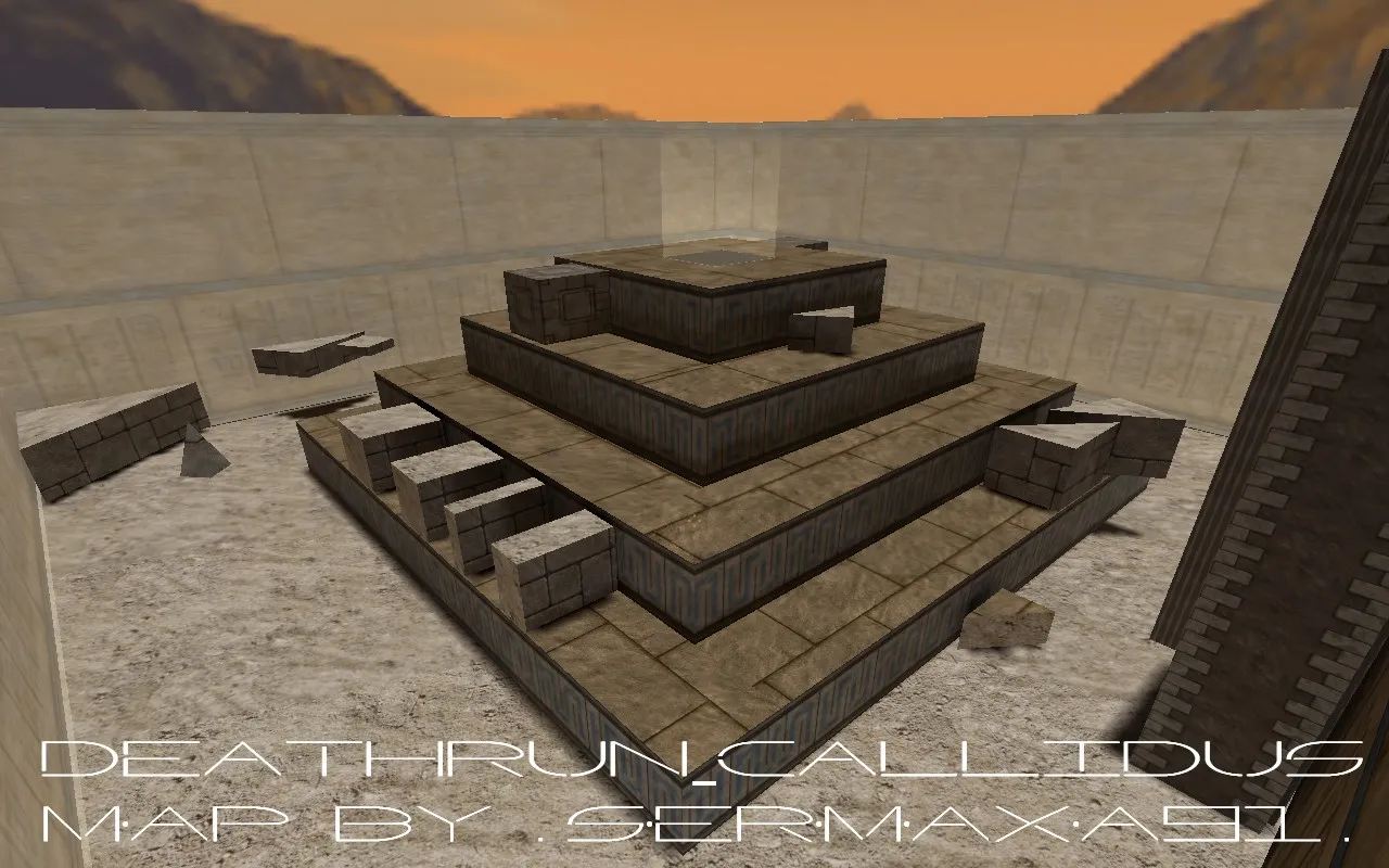 Скриншот  deathrun_callidus для CS 1.6: тактика за терр и CT, точки, .nav, оптимизация карты