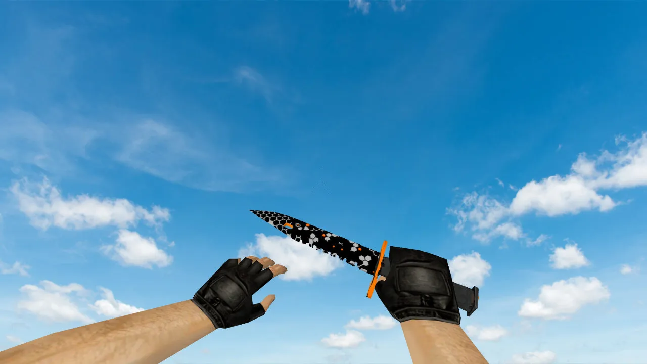 Скриншот Модель ножа Штык-нож M9 Next Technology v_ для CS 1.6: p_ и w_ модели, анимация осмотра, звуки и текстуры