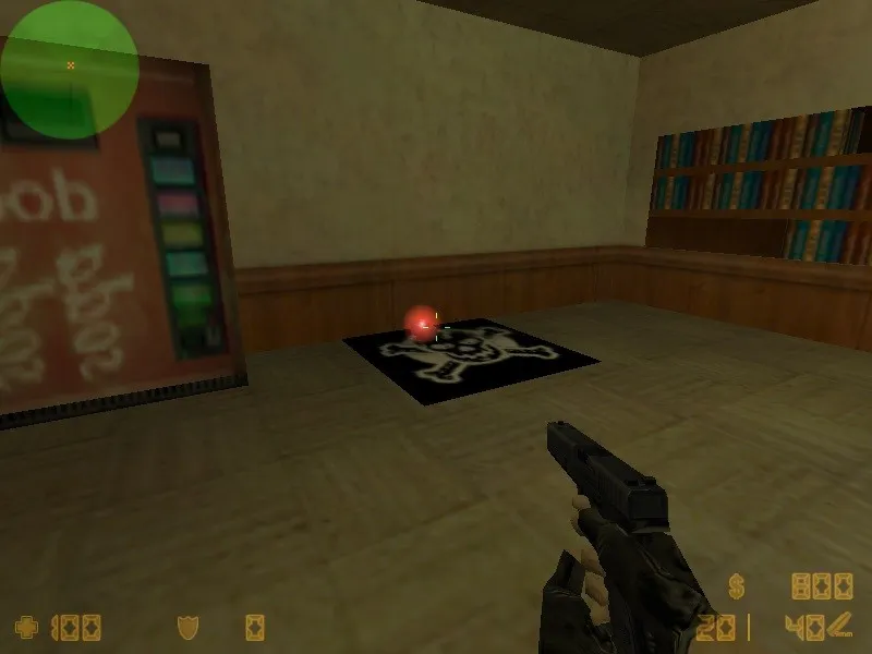 Скриншот  c4_mansion — DE карта для CS 1.6: тактика сторон, точки, оптимизация и боты