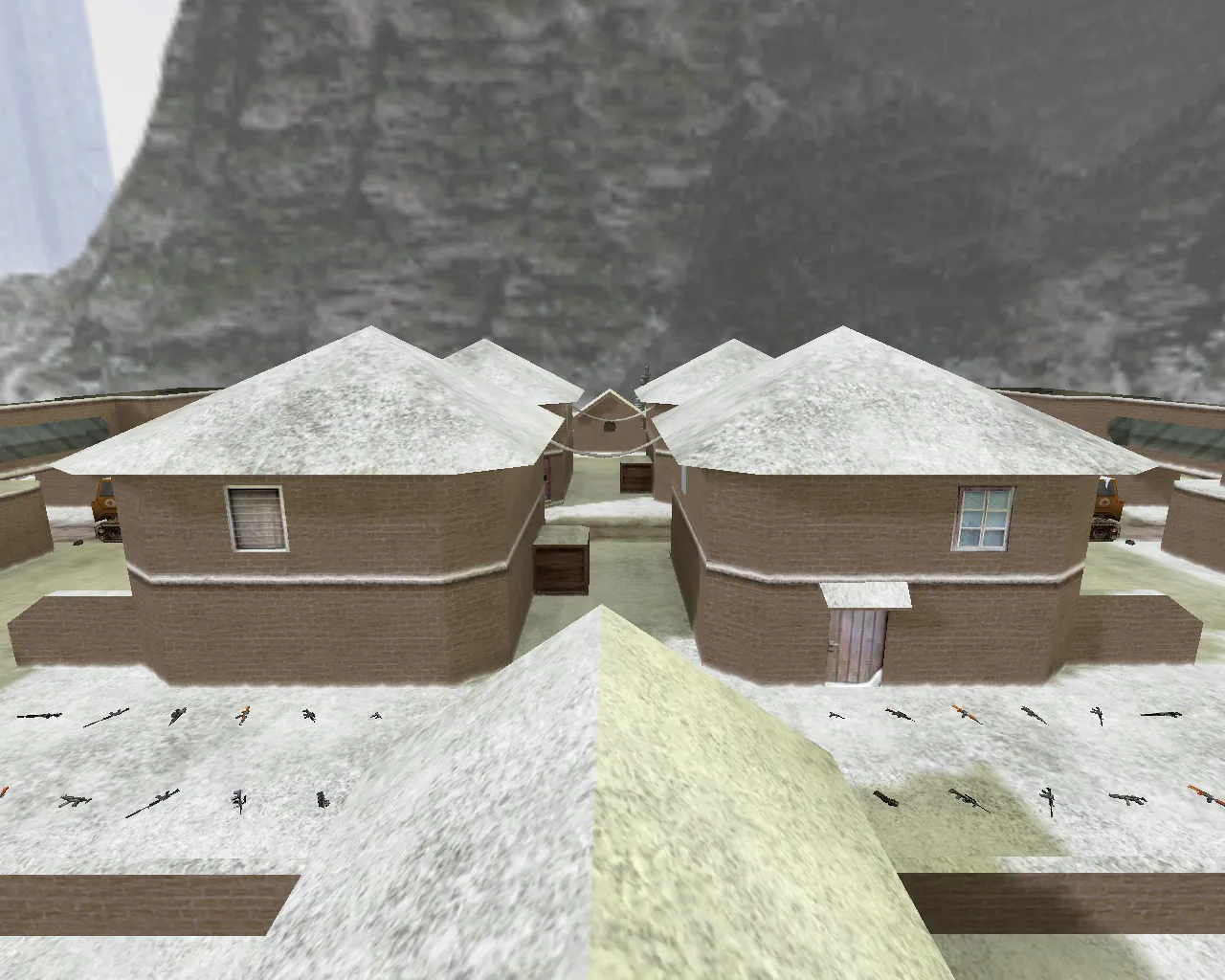 Скриншот  Карта fy_snow_real для CS 1.6: снежная FY-сцена, баланс точек, .nav для ботов и оптимизация