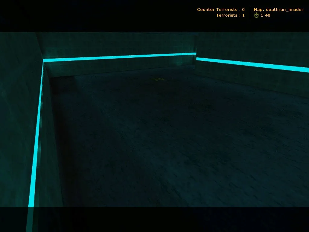 Скриншот  deathrun_insider карта для CS 1.6: ловушки, раунды, точки, .nav и оптимизация для стабильной игры