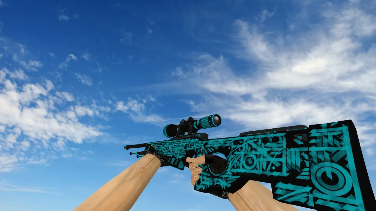 Скриншот Модель AWP Handwritten для CS 1.6 - Качественные текстуры и анимации