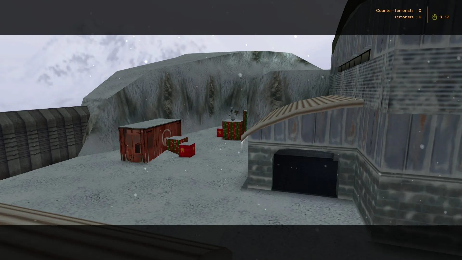 Скриншот  Карта de_nuke2x2_snow для CS 1.6 - Тактические возможности и оптимизация