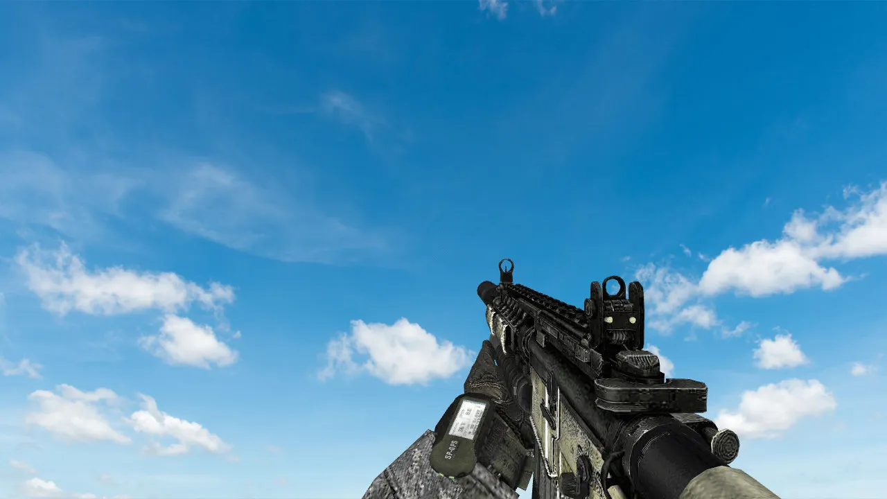 Скриншот  Пак моделей оружия «CoD MW3 Pack» для CS 1.6: v_, p_, w_ модели, звуки, анимация осмотра и текстуры