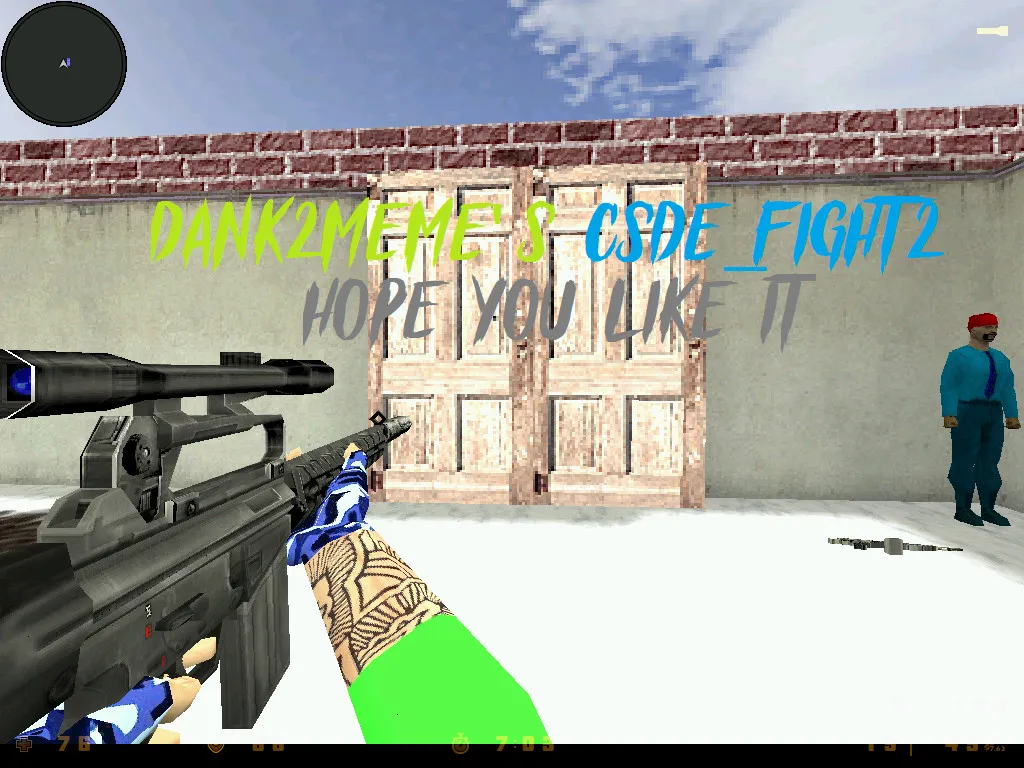 Скриншот Карта csde_fight2_beta1 для CS 1.6: тактика, точки, баланс сторон и оптимизация