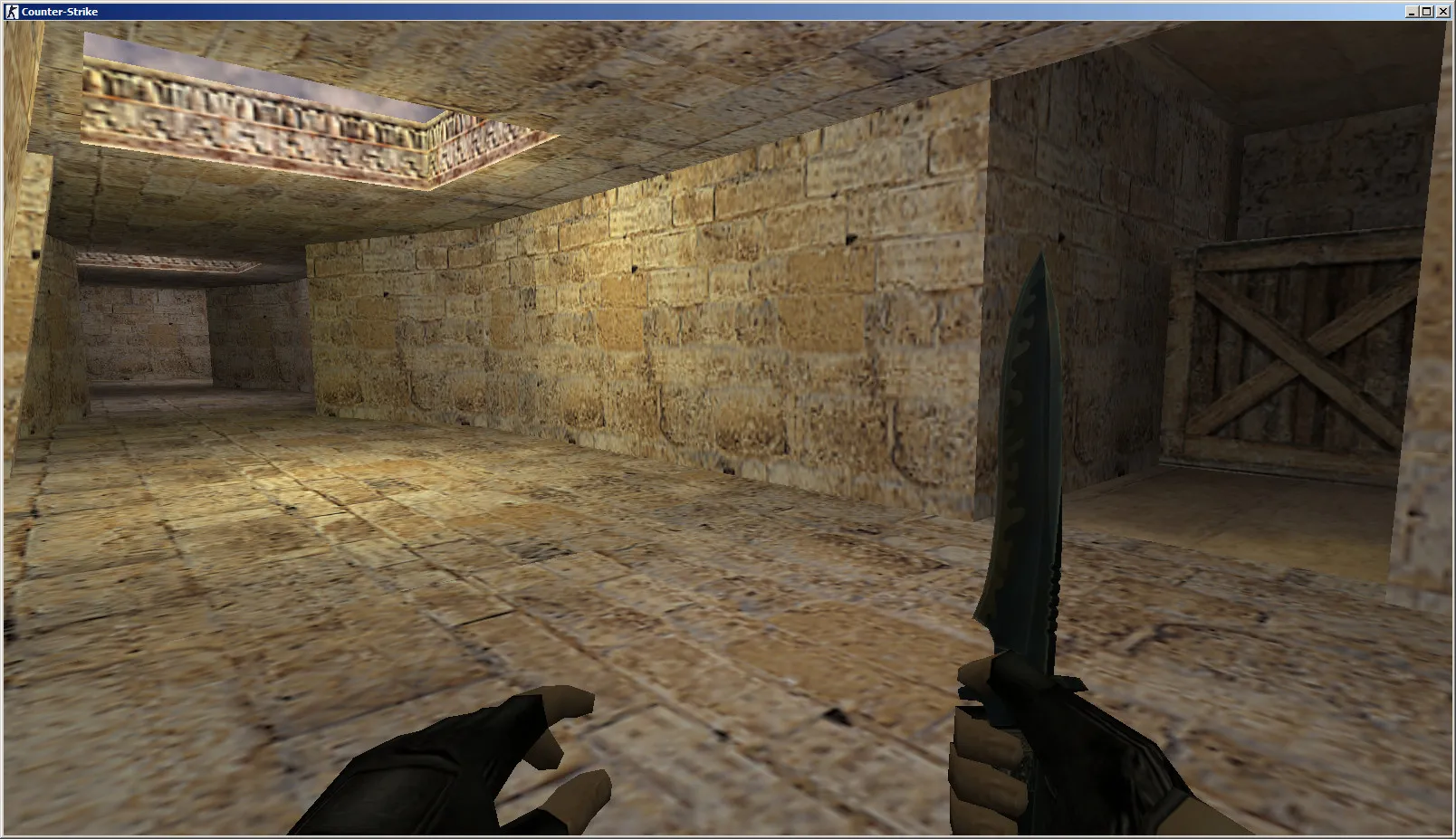 Скриншот  de_dust_bnd для CS 1.6: карта, точки для Т и КТ, bnd-стиль, .nav и оптимизация wpoly/epoly