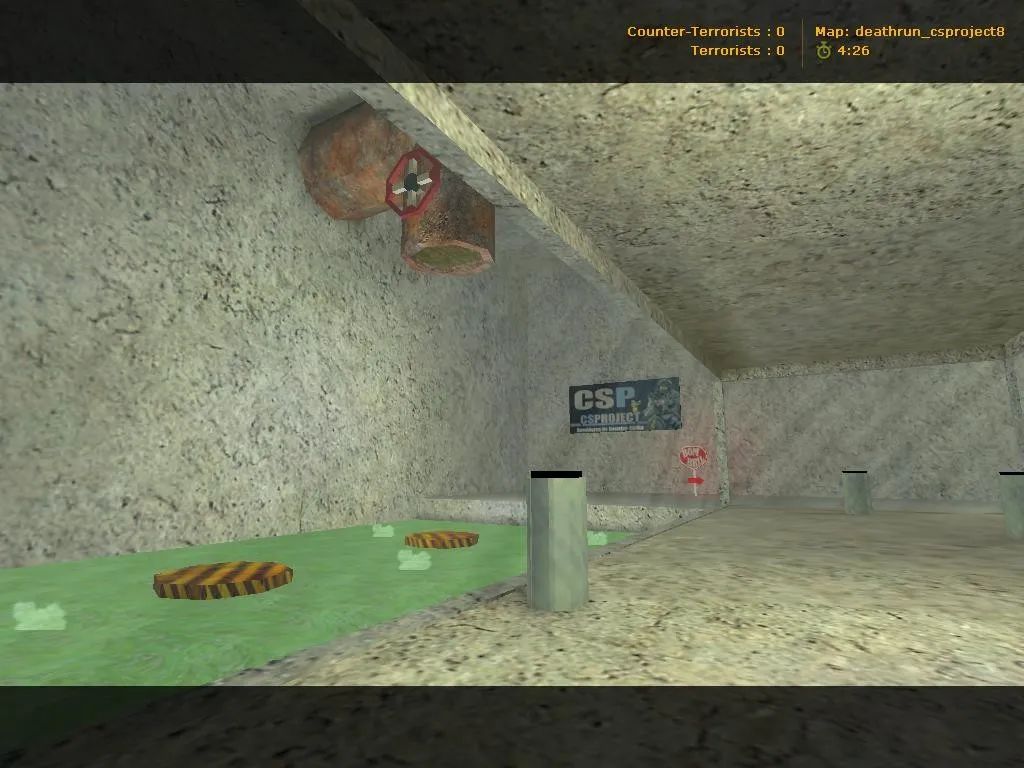 Скриншот Карта «deathrun_csproject» для CS 1.6