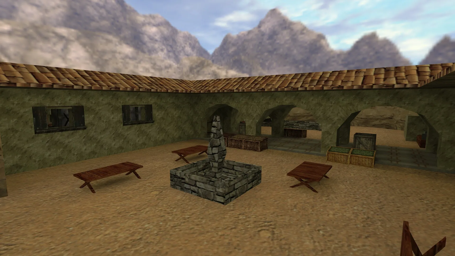 Скриншот  Карта de_muertechalet для CS 1.6: Тактика и детали