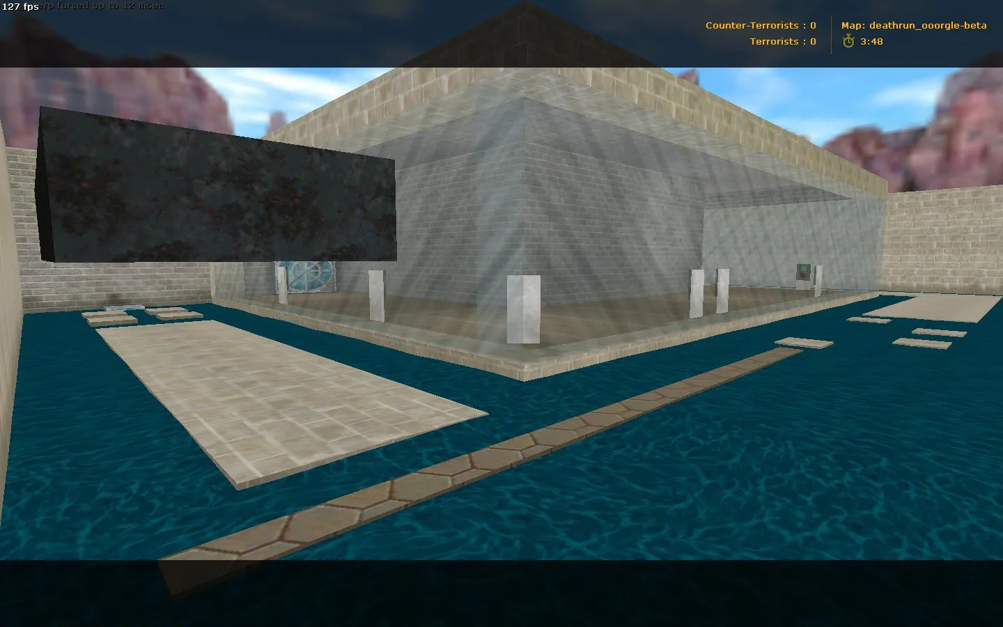 Скриншот  deathrun_ooorgle-beta для CS 1.6: точки, ловушки, .nav для ботов и оптимизация карты
