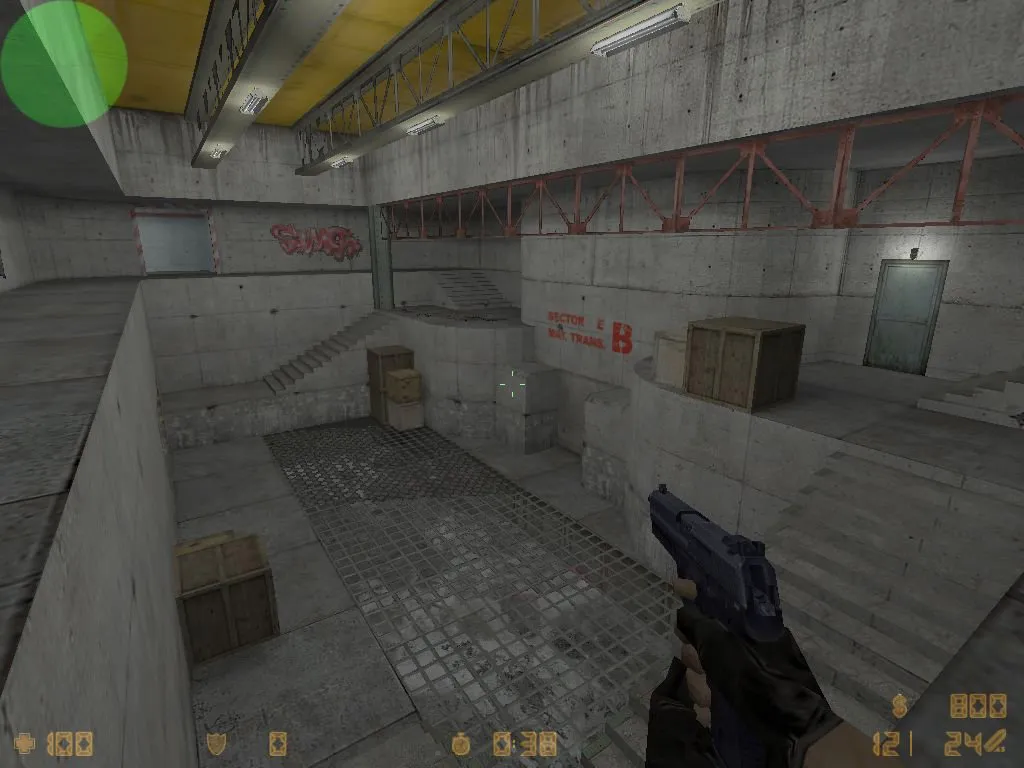 Скриншот de_alphacode_wi для CS 1.6: точки, позиции, баланс сторон и подсказки по раундам