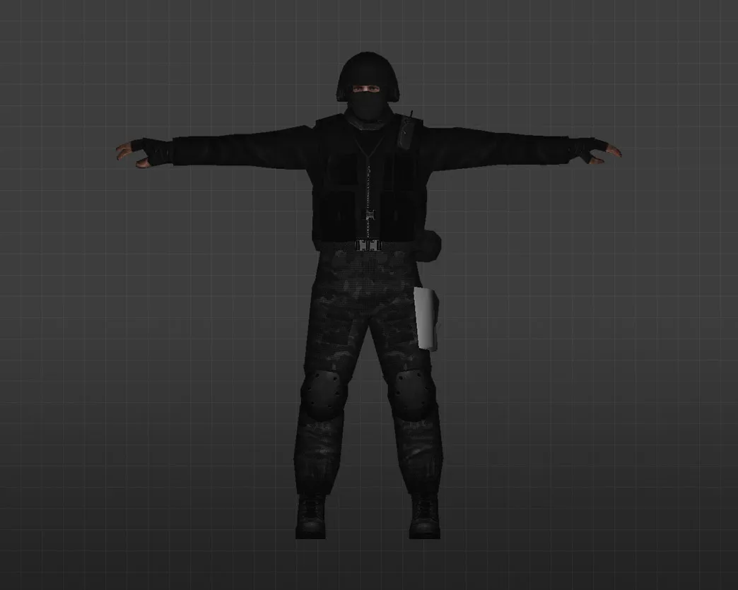 Скриншот Модель «Черные волки» для CS 1.6 - Уникальные скины для ваших бойцов