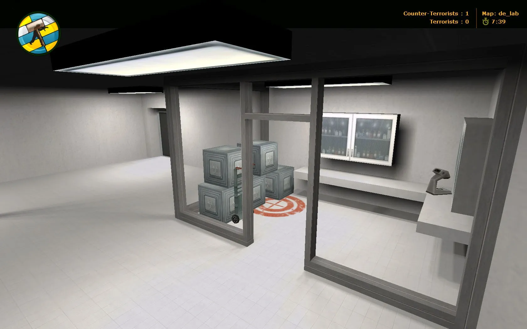 Скриншот  Карта de_lab для CS 1.6: особые тактики и оптимизация