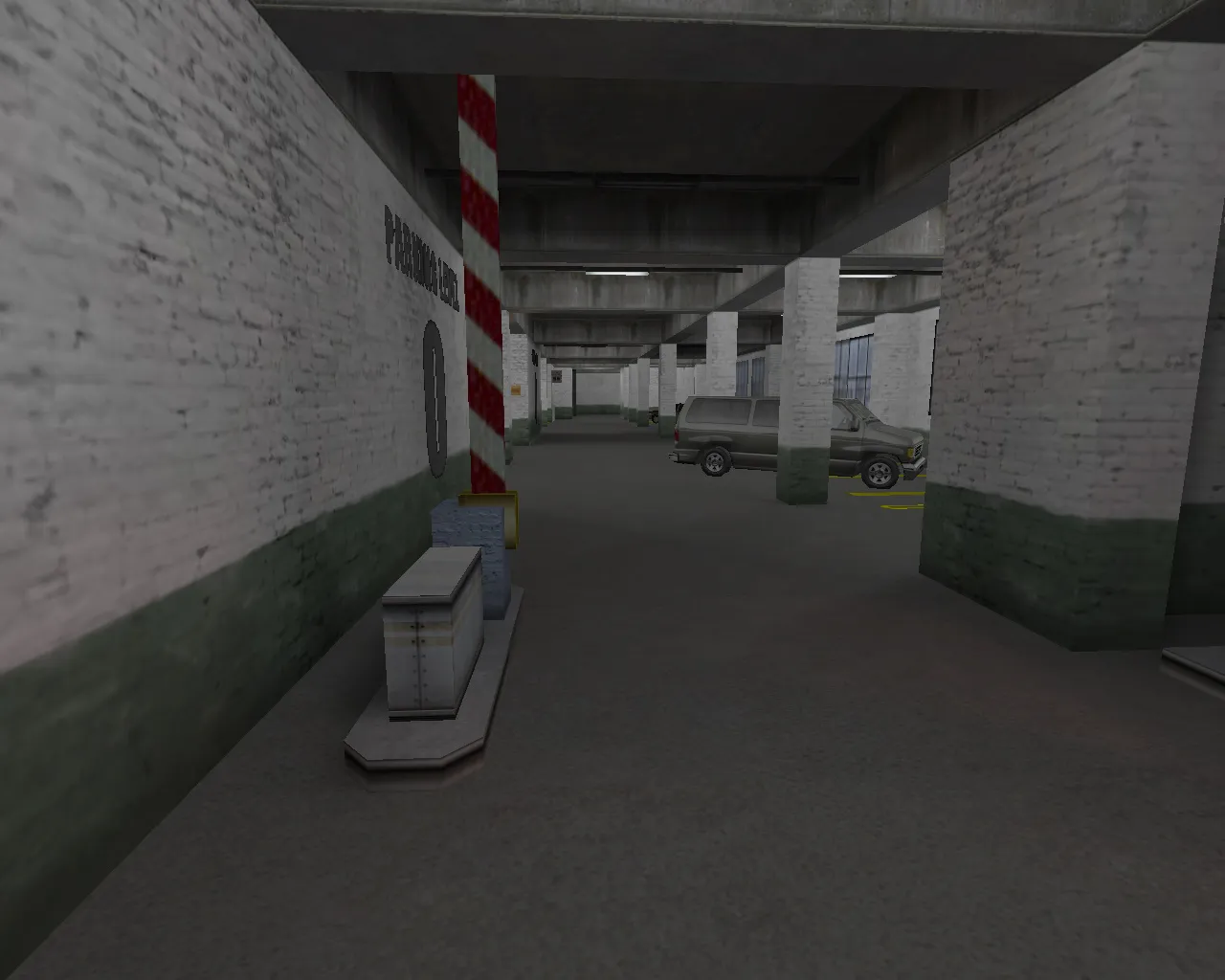 Скриншот  Карта awp_parking для CS 1.6: AWP респаун, точки под плант, .nav и оптимизация