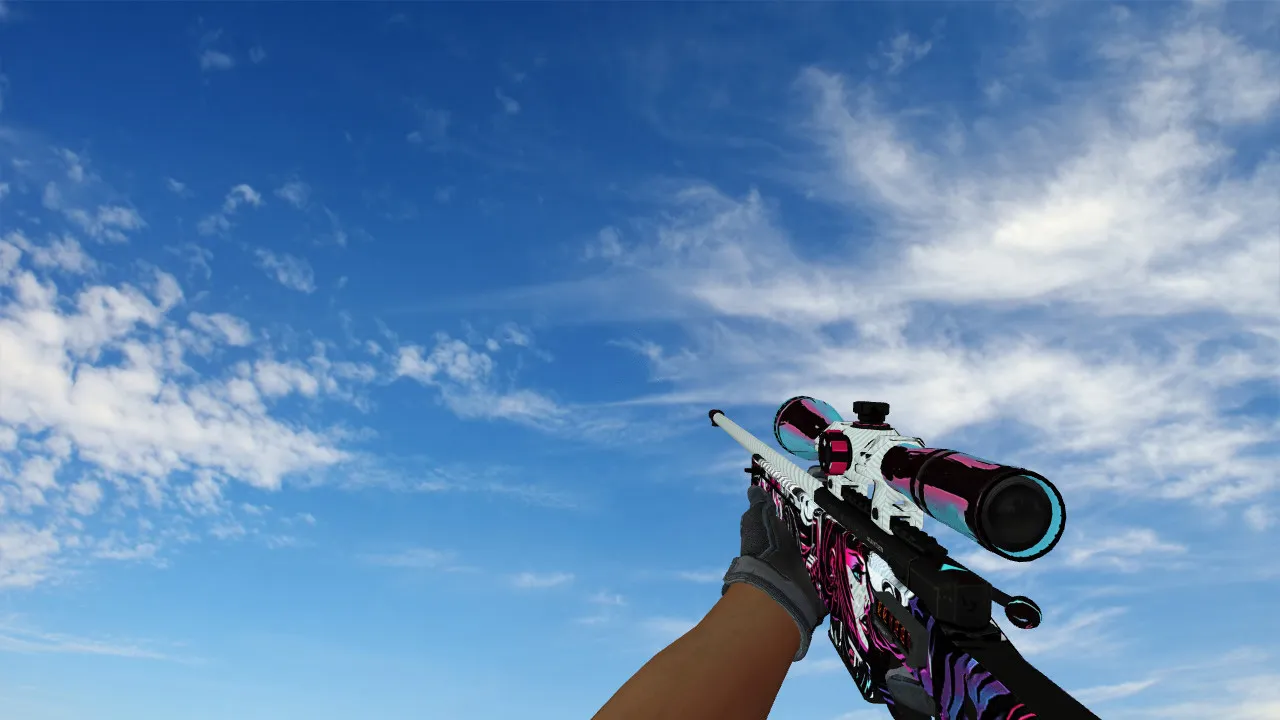 Скриншот Модель AWP Неонуар для CS 1.6: Качество и Уникальность