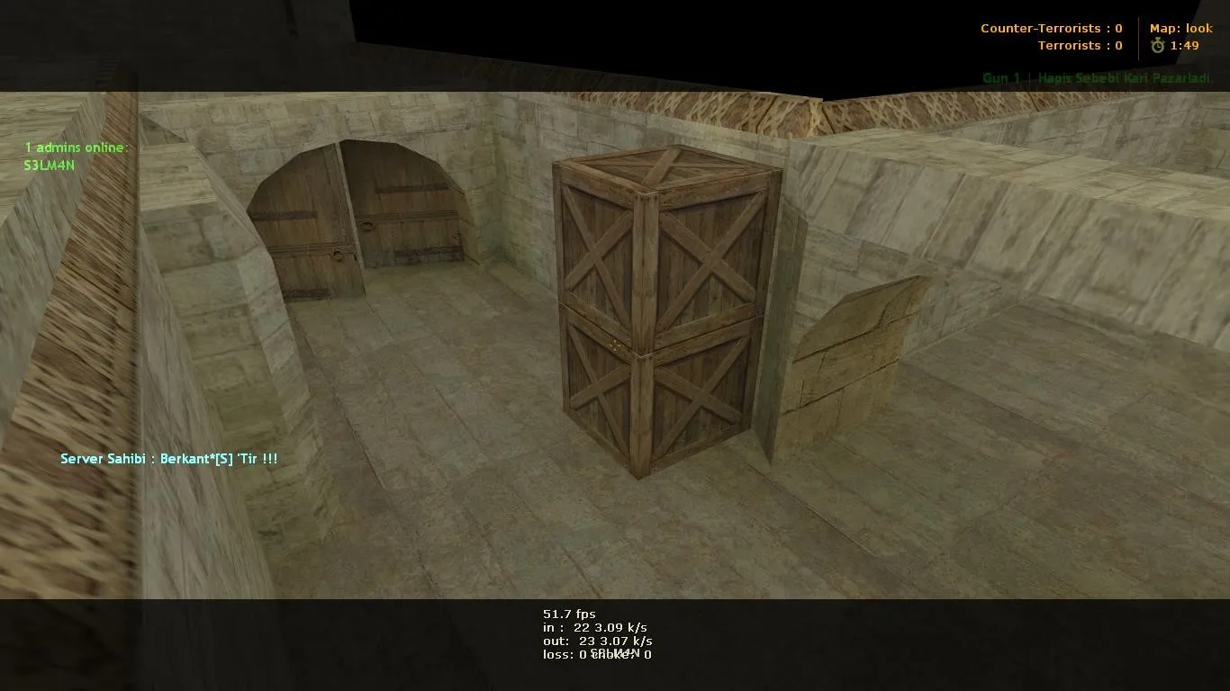 Скриншот  de_brothers карта для CS 1.6: тактика за CT и T, точки контроля, .nav и оптимизация wpoly/epoly