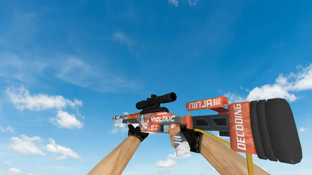 Скриншот  Пак моделей оружия «Кровавый спорт» для CS 1.6: v_ p_ w_ модели, звуки, анимация осмотра