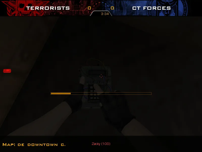 Скриншот  Карта de_downtown_cstrike для CS 1.6: баланс сторон, точки, .nav и оптимизация wpoly/epoly