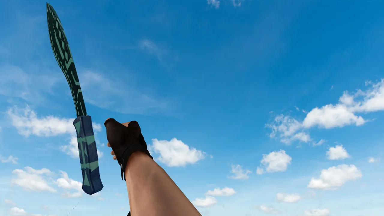 Скриншот Модель «Blade LetriX» для CS 1.6: нож v_ и p_ модели, звук, анимация осмотра и качество текстур