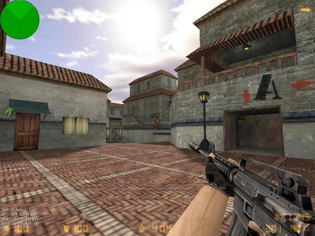 Скриншот Карта concord_redone для CS 1.6: баланс сторон, точки для плантов, .nav для ботов и оптимизация wpoly/epoly