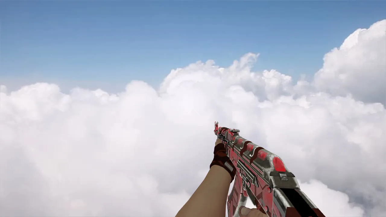 Скриншот Модель v_ ak-47 Ruby Forged для CS 1.6: p_ и w_ файлы, звуки, анимация осмотра, текстуры и настройка