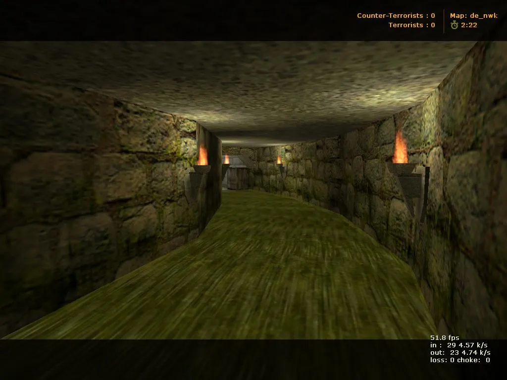 Скриншот  Карта de_nwk для CS 1.6: Тактика и Оптимизация