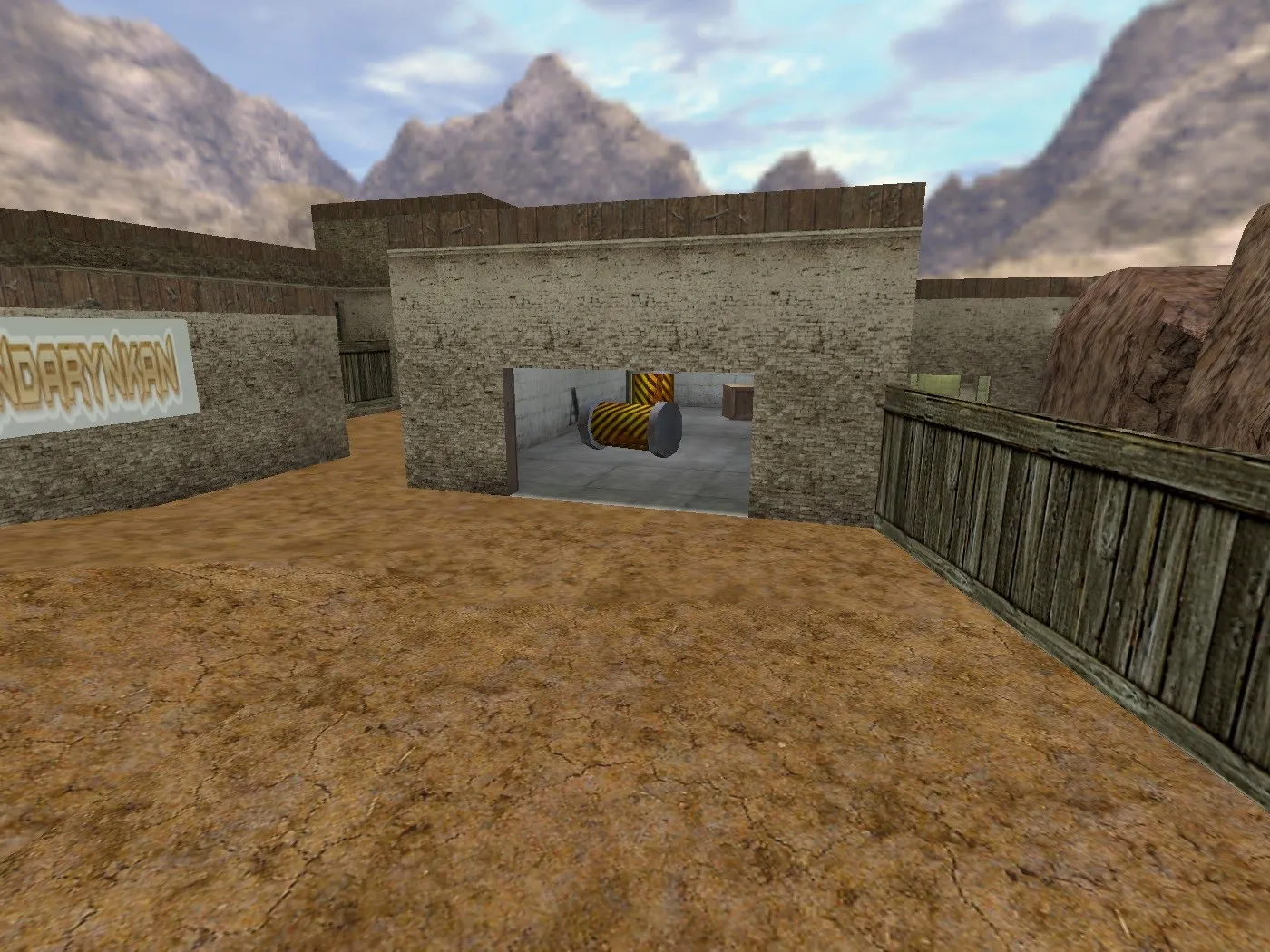 Скриншот  Карта de_greybore для CS 1.6: зоны, точки, баланс сторон, .nav для ботов и оптимизация wpoly/epoly