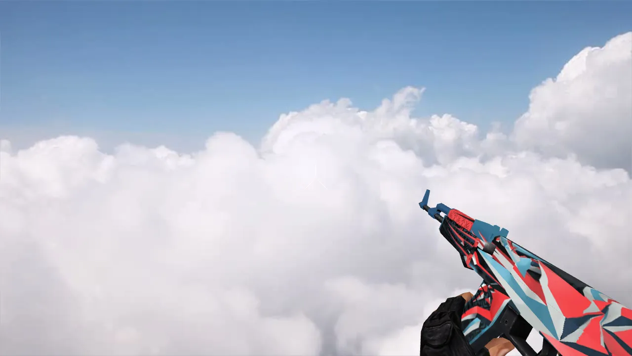 Скриншот Модель v_ak47 для CS 1.6 «Default AK-47 Point Disarray» — звуки, анимация осмотра, текстуры и качество модели