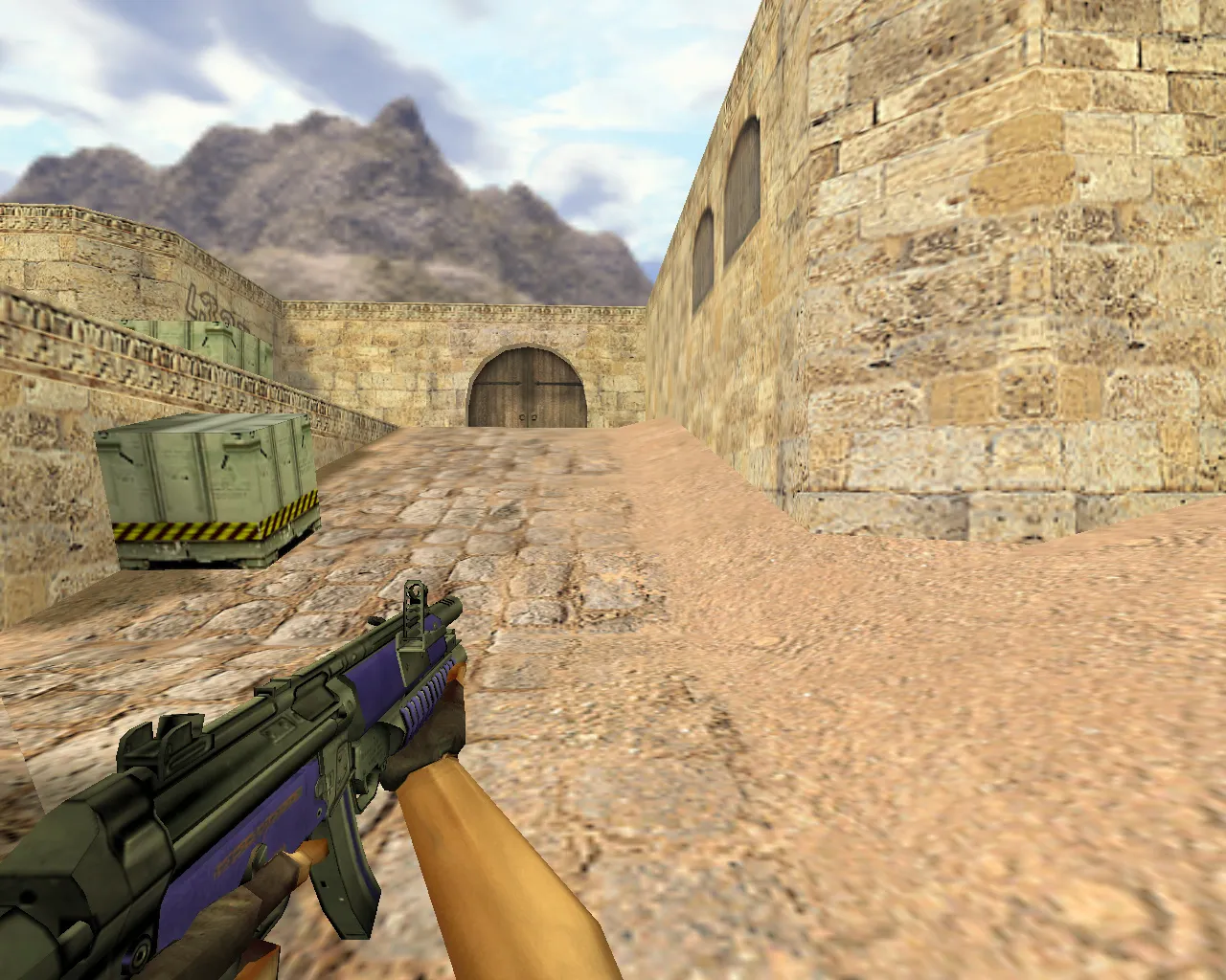 Скриншот Модель «MP5 Сирень» для CS 1.6 — качественные текстуры и анимация