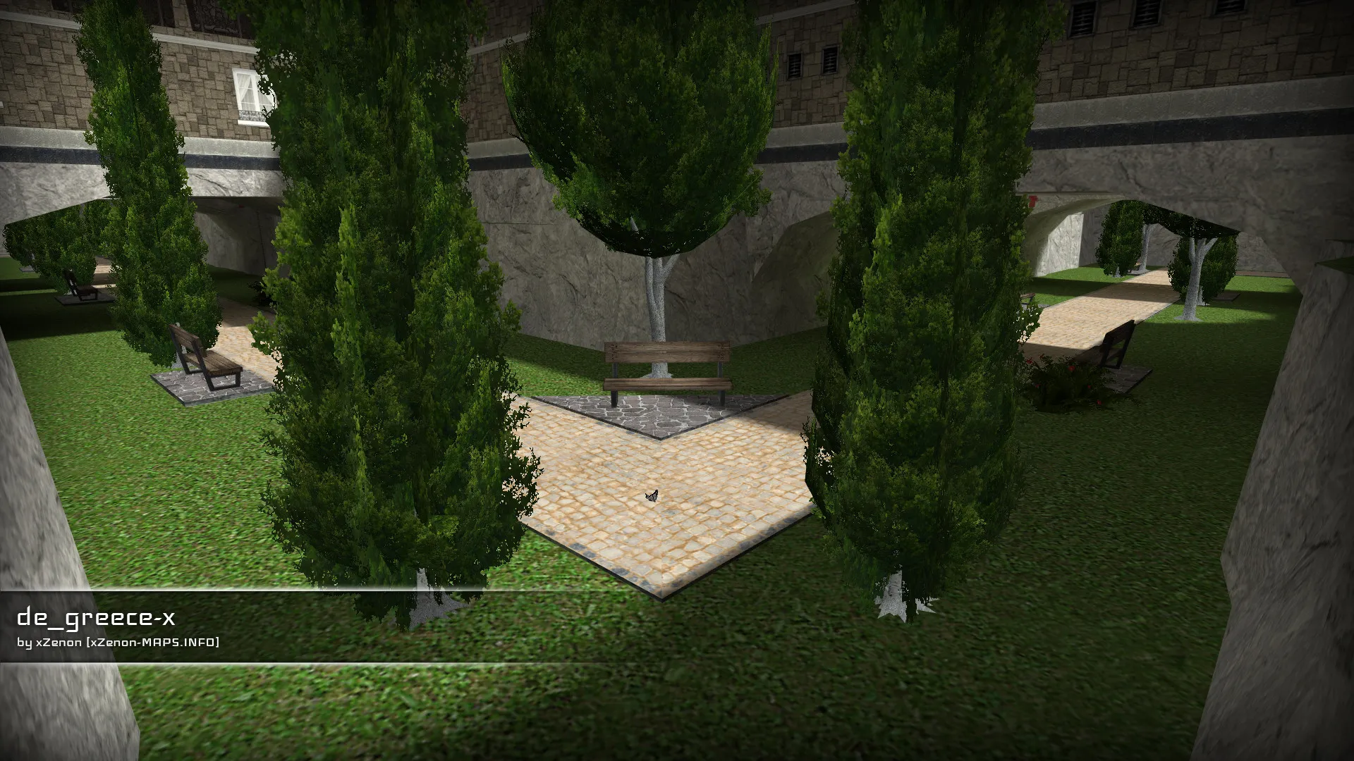 Скриншот  de_greece-x_b1 для CS 1.6: карта, навигация ботов, оптимизация и тактика за стороны