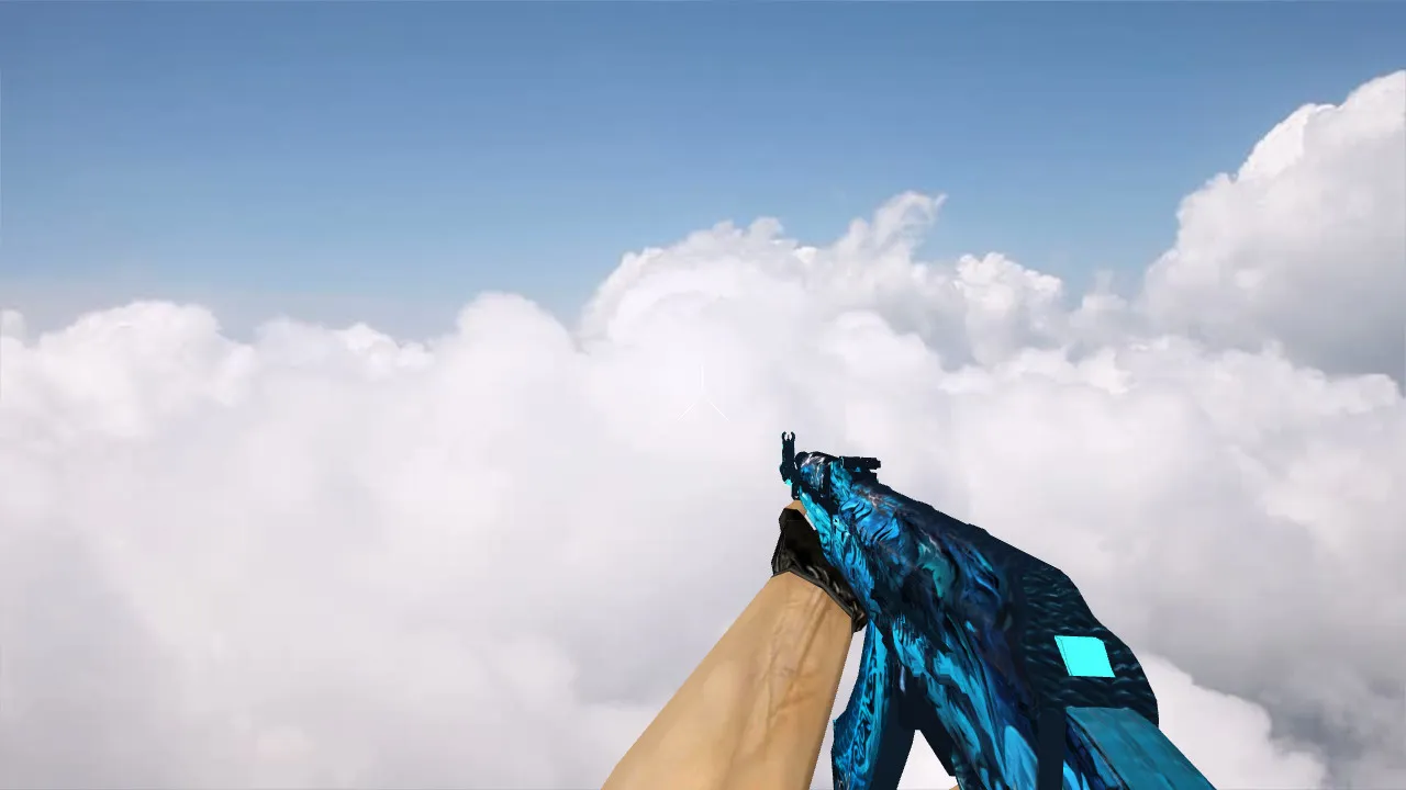 Скриншот Модель «AK-47 Wyrm» v_ и p_ для CS 1.6: звук, анимация осмотра, текстуры, качество модели