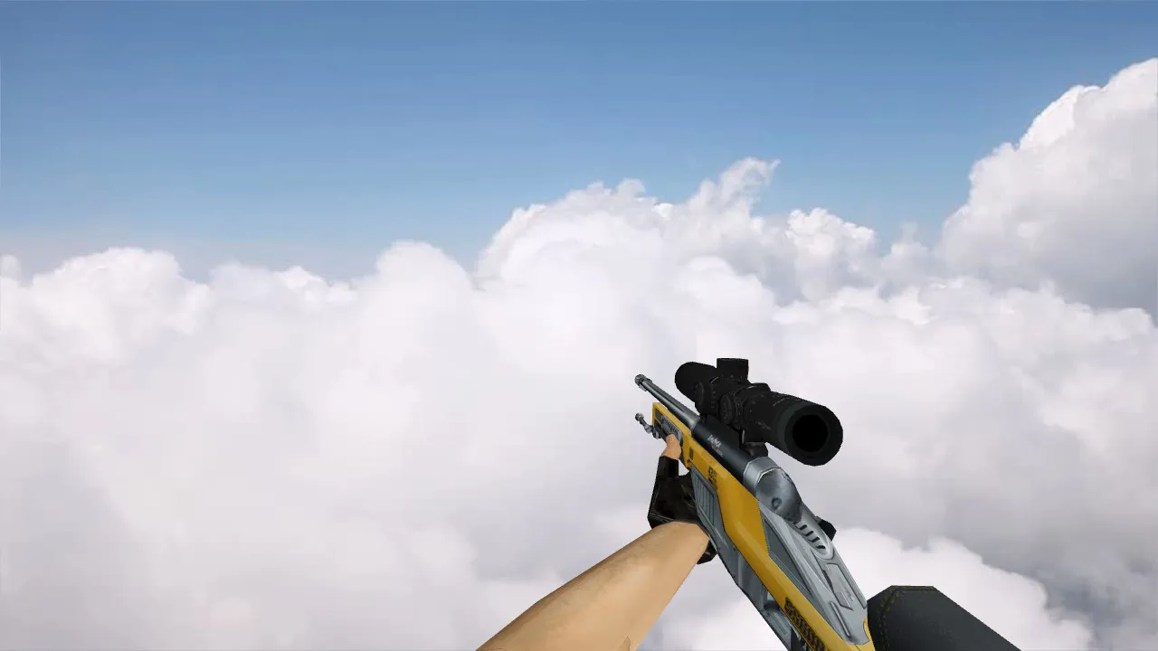 Скриншот Модель SSG-08 Supercharged для CS 1.6 | Уникальная графика и анимация