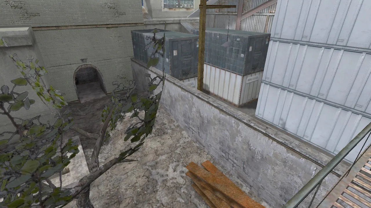 Скриншот  de_dockland для CS 1.6: карта, точки, тактика, .nav для ботов, оптимизация wpoly/epoly