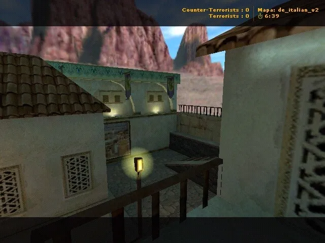 Скриншот  Карта de_italian_v2 для CS 1.6 - Баланс и тактика