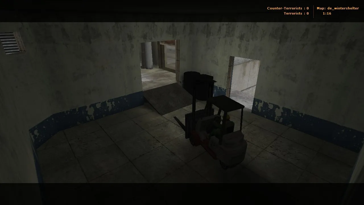 Скриншот  Карта de_wintershelter для Counter-Strike 1.6 - тактики и особенности