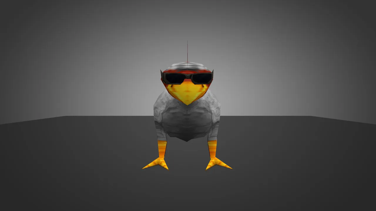 Скриншот Модель «Awesome Chicken» для CS 1.6 - Уникальная курица с высоким качеством текстур