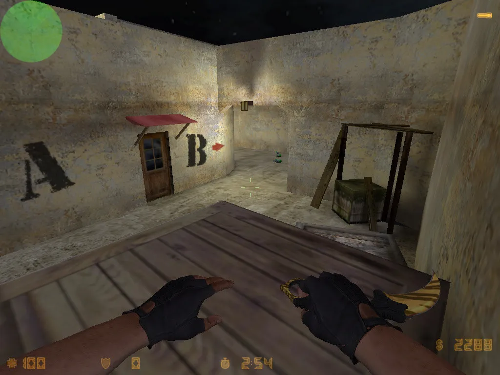 Скриншот  Карта «de_waypass» для CS 1.6: Тактика и Советы