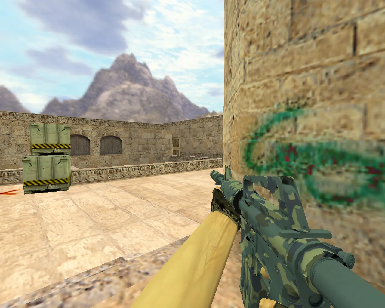 Скриншот Модель M4A1 «Чистая вода» v_model для CS 1.6: звуки, анимация осмотра, качество текстур