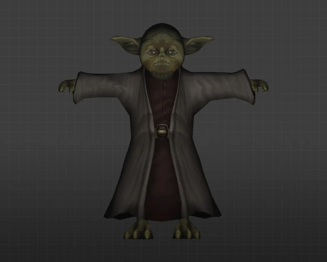 Скриншот Модель «Магистр Йода» для CS 1.6 - Уникальный скин для фанатов Звездных Войн