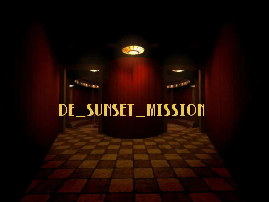 Скриншот Карта de_sunset_mission для CS 1.6 – детали и тактика