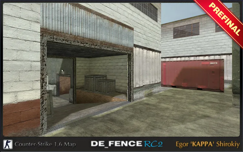 Скриншот  Карта de_fence_rc2 для CS 1.6: обзор, точки, .nav для ботов и оптимизация wpoly/epoly