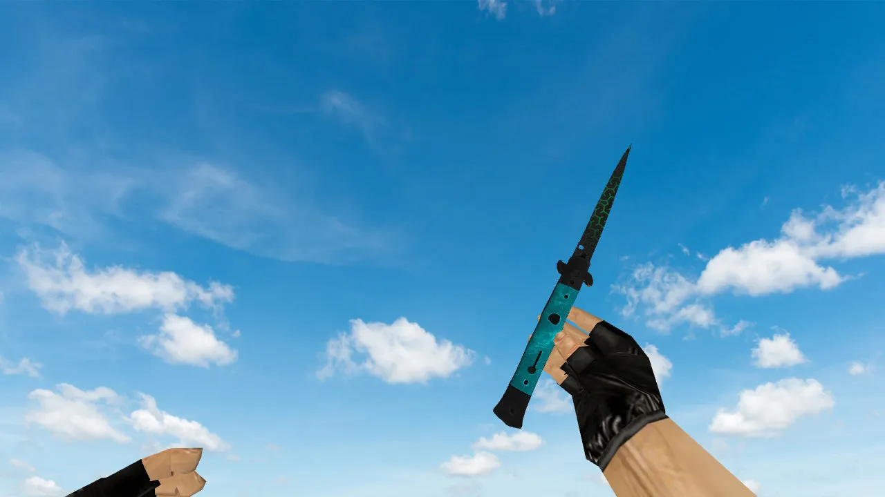 Скриншот Модель ножа «Стилет «Полимер»» v_knife_p, p_knife_p, w_knife_p для CS 1.6: звуки, анимации, текстуры